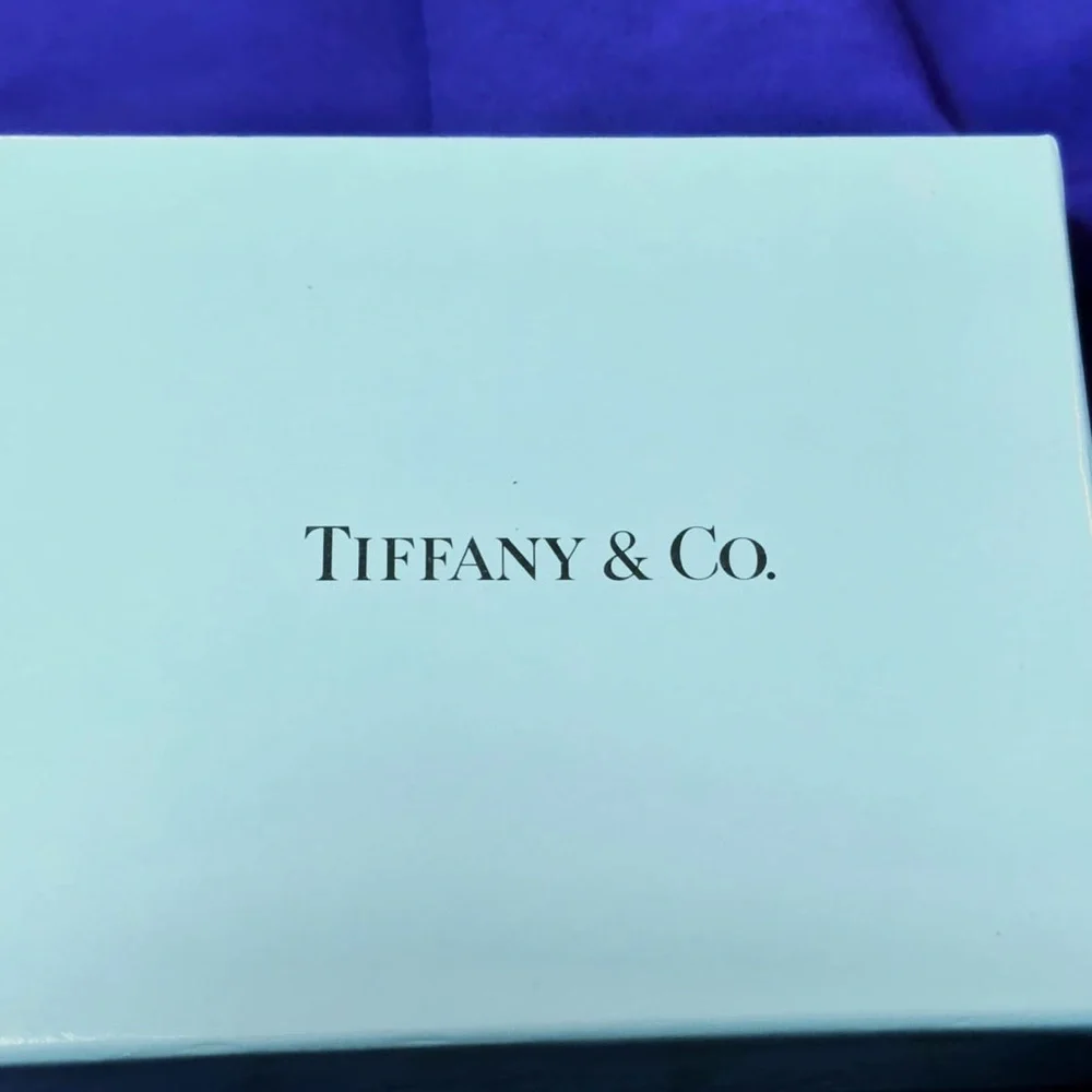 Tiffany and Co Swiss Made Table Clock Box and Papers - Picture 4 of 14